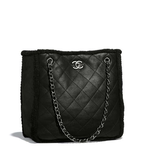 chanel shearling tote bag|Chanel seasonal bag 2020.